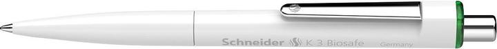 Produktbild Schneider Kugelschreiber K3 Biosafe weissSchreibfarbe grün, 10 St. (Weiss, 10 x)