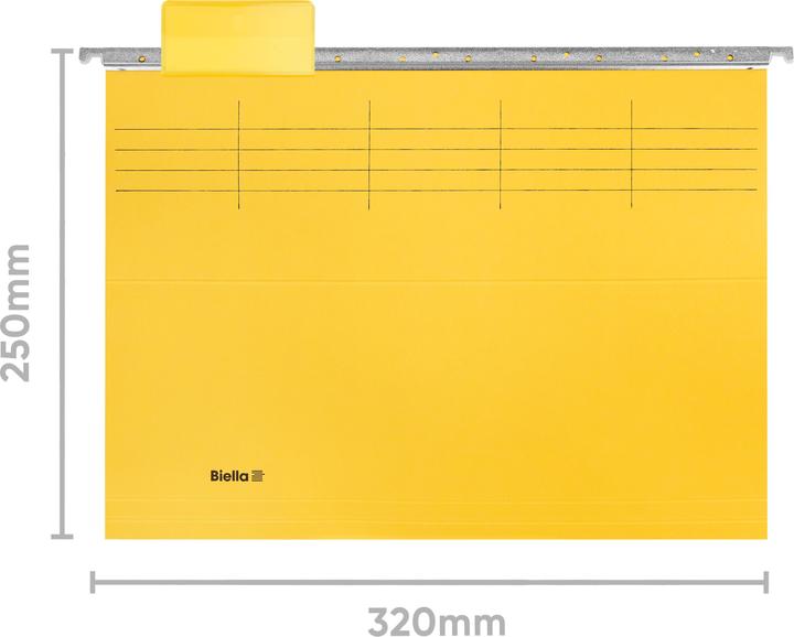 Produktbild Biella Hängemappe (A4, 25 x)