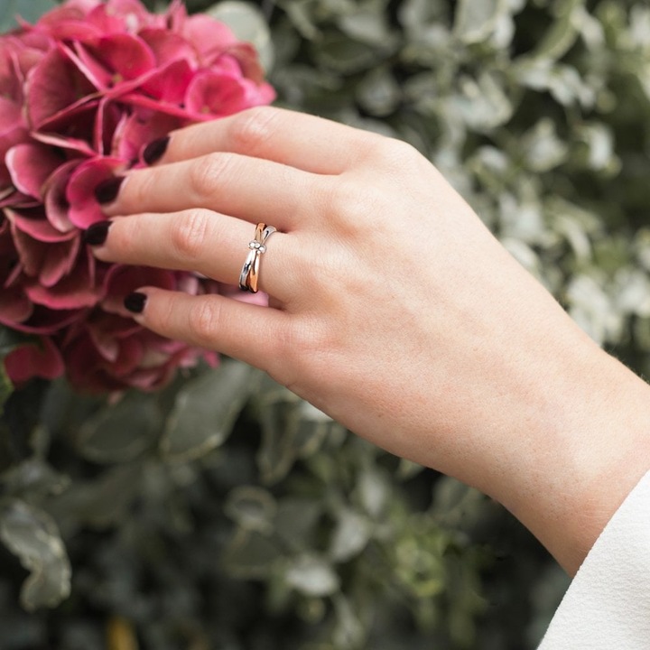 Produktbild Hot Diamonds Eternity Ring Interlocking DR112 - Circuit: 58 mm (58, 925 Silber)