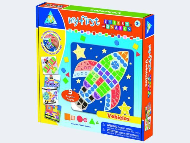 Actual product image Invento Windworks 620706 My First Sticky Mosaics: Vehicles