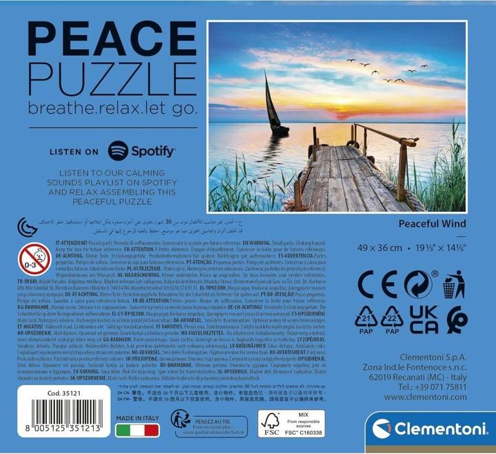 Immagine prodotto Clementoni Puzzle Vento pacifico g (500 pezzi)