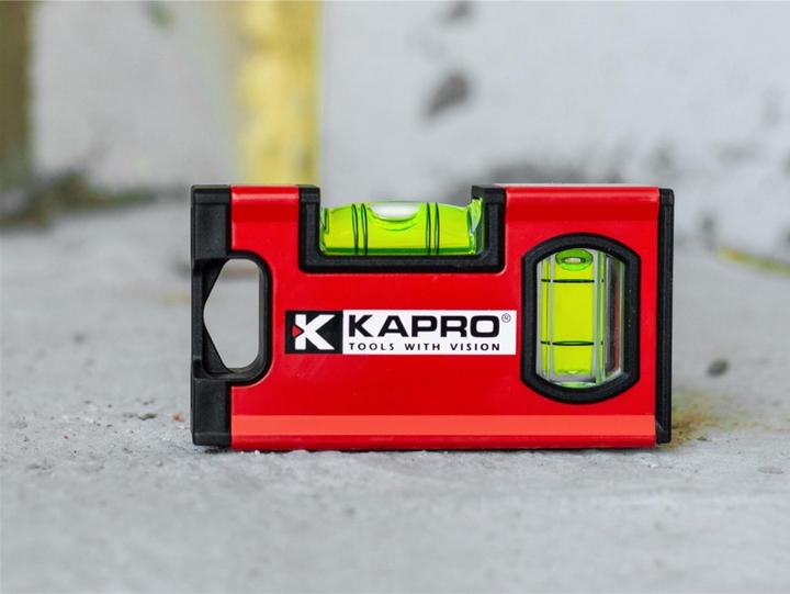 Actual product image Kapro 771 Twin Mini Level With Carabiner 10cm