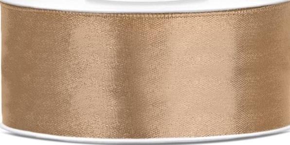 Produktbild Partydeco Geschenkband Satin Hellgold (Geschenkband, 1 x)