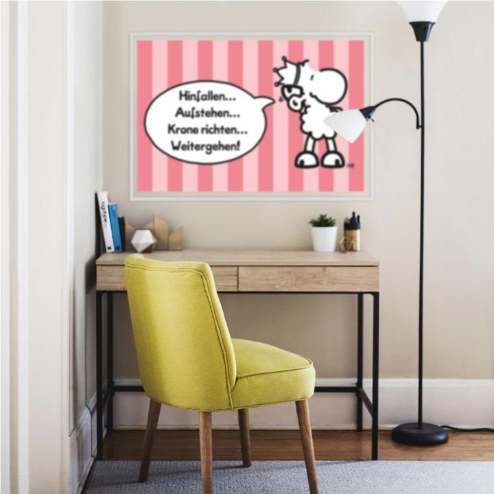 Image du produit Sheepworld Redresser la couronne des héros des mots (30 x 45 cm)