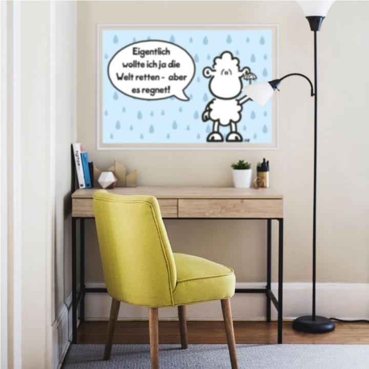 Actual product image Sheepworld Word heroes save world (100 x 70 cm)