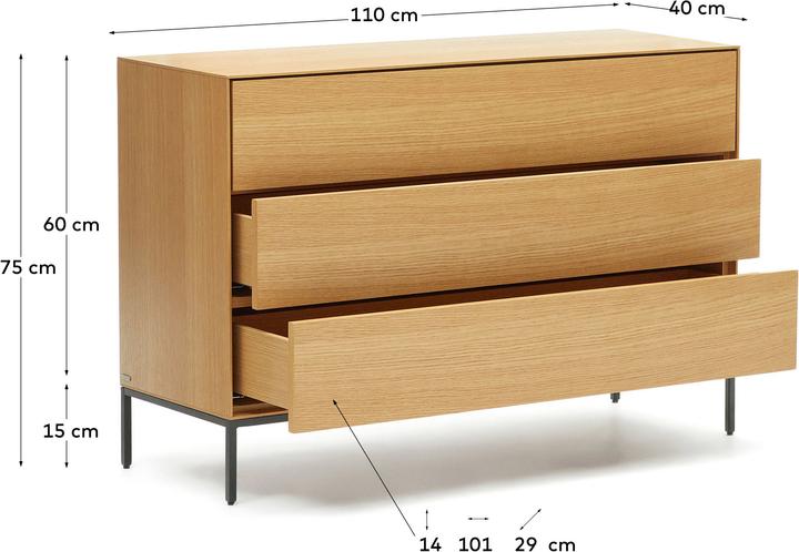 Produktbild Kave Home Vedrana (40 x 110 cm)