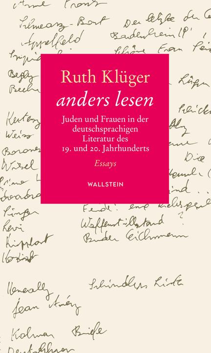 Actual product image Anders lesen (German, Gesa Dane, Ruth Klüger, 2023)