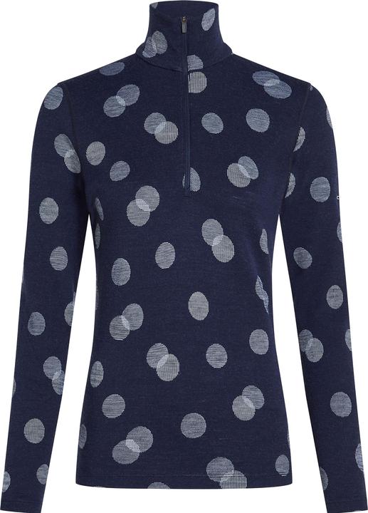 Actual product image Icebreaker Women's 260 Vertex L/S Half Zip Falling Flakes (XL)