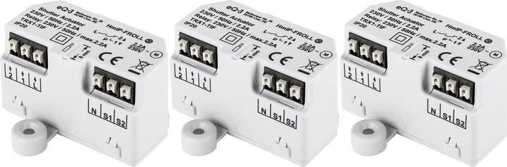 Produktbild Homematic IP 3er Set Rollladenaktor UP (Rolladenaktor)