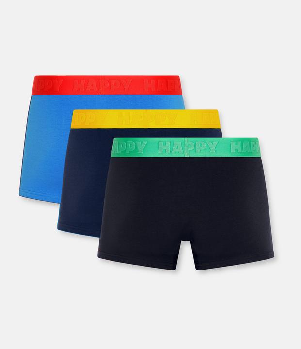 Produktbild Happy Socks 3-Pack Solid Mix Short Boxers (M, 3er Pack)