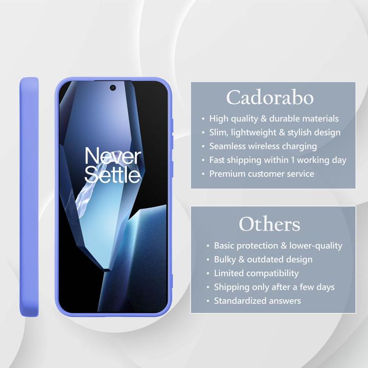 Image du produit Cadorabo Coque pour OnePlus 13R TPU Liquid Silicone Case (OnePlus 13R)