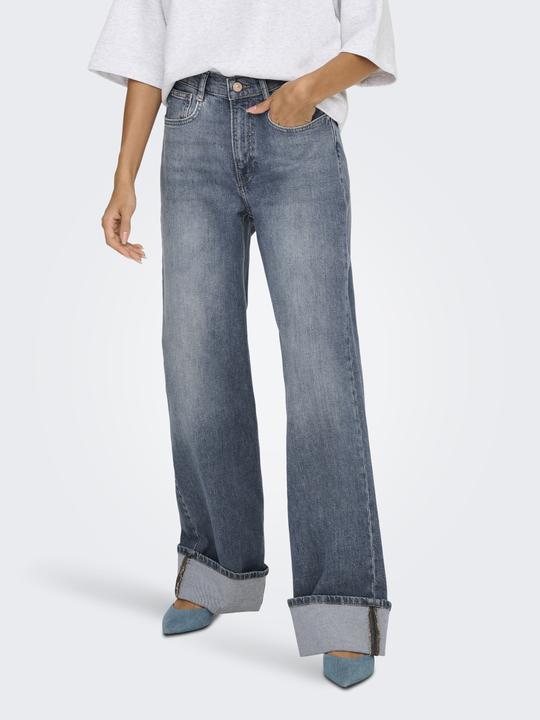 Actual product image Only ONLHOPE Hohe Taille Weiter Beinschnitt Jeans Jeans mit weitem Bein (W26/L30)