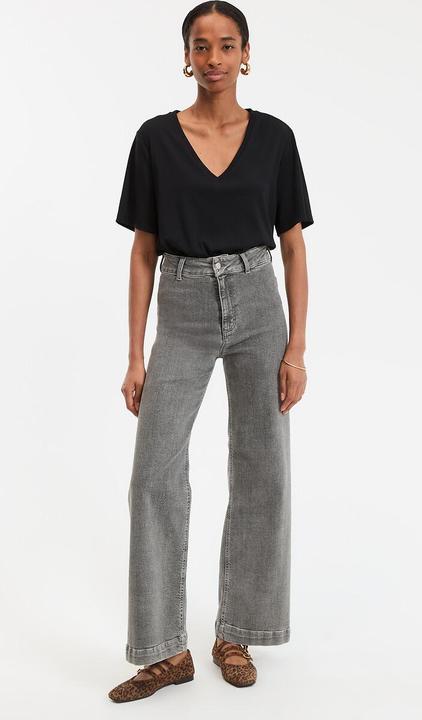 Actual product image La Redoute Collections T-Shirt mit V-Ausschnitt (S)