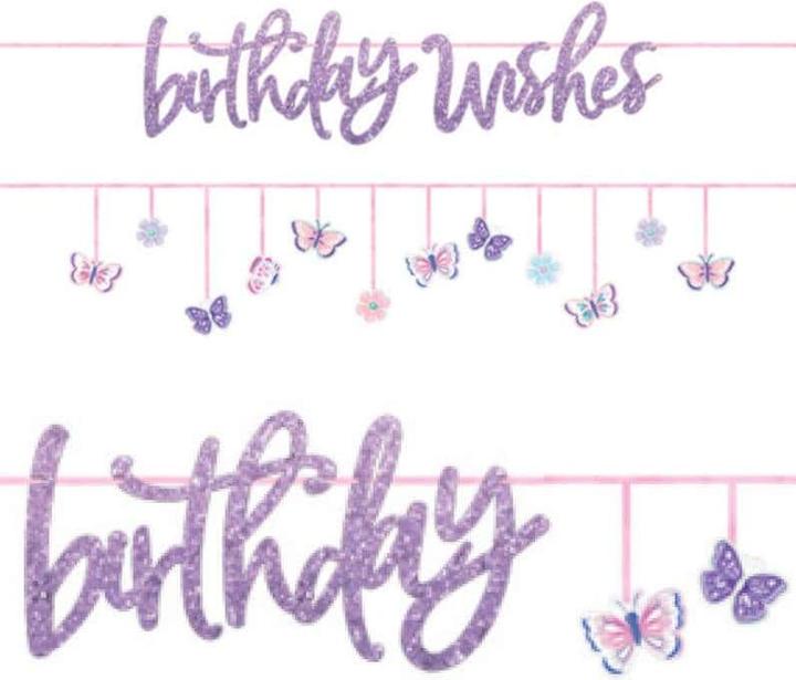 Produktbild Amscan Partyketten-Set Flutter Papier 365 cm 2-teilig (6 Stk.)