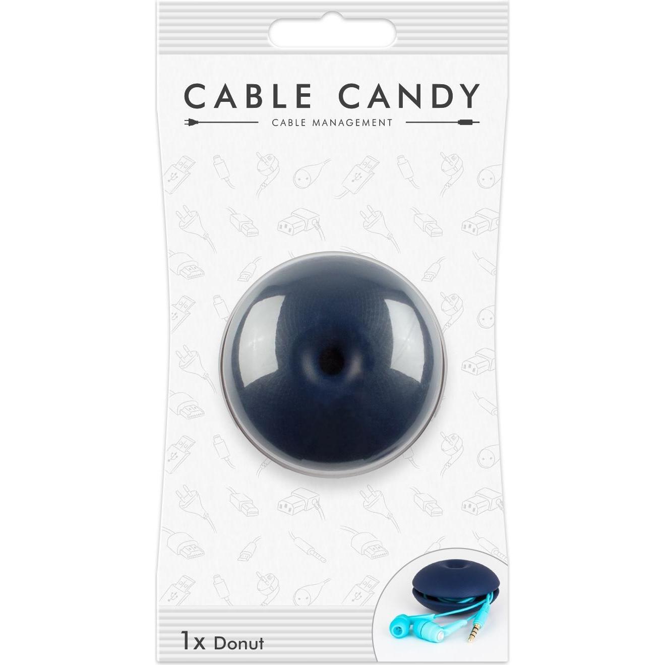 Cable Candy, Fascette, Ciambella blu scuro (60 mm, 1 pz.)