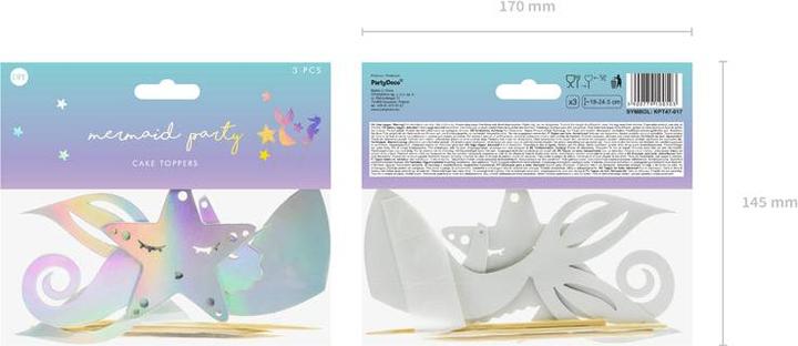 Actual product image Partydeco Mermaid