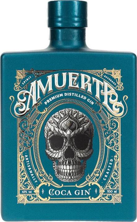 Immagine prodotto Amuerte Gin AMUERTE Coca Leaf Gin Bottiglia VERDE Edizione Limitata (6 x 70 cl)