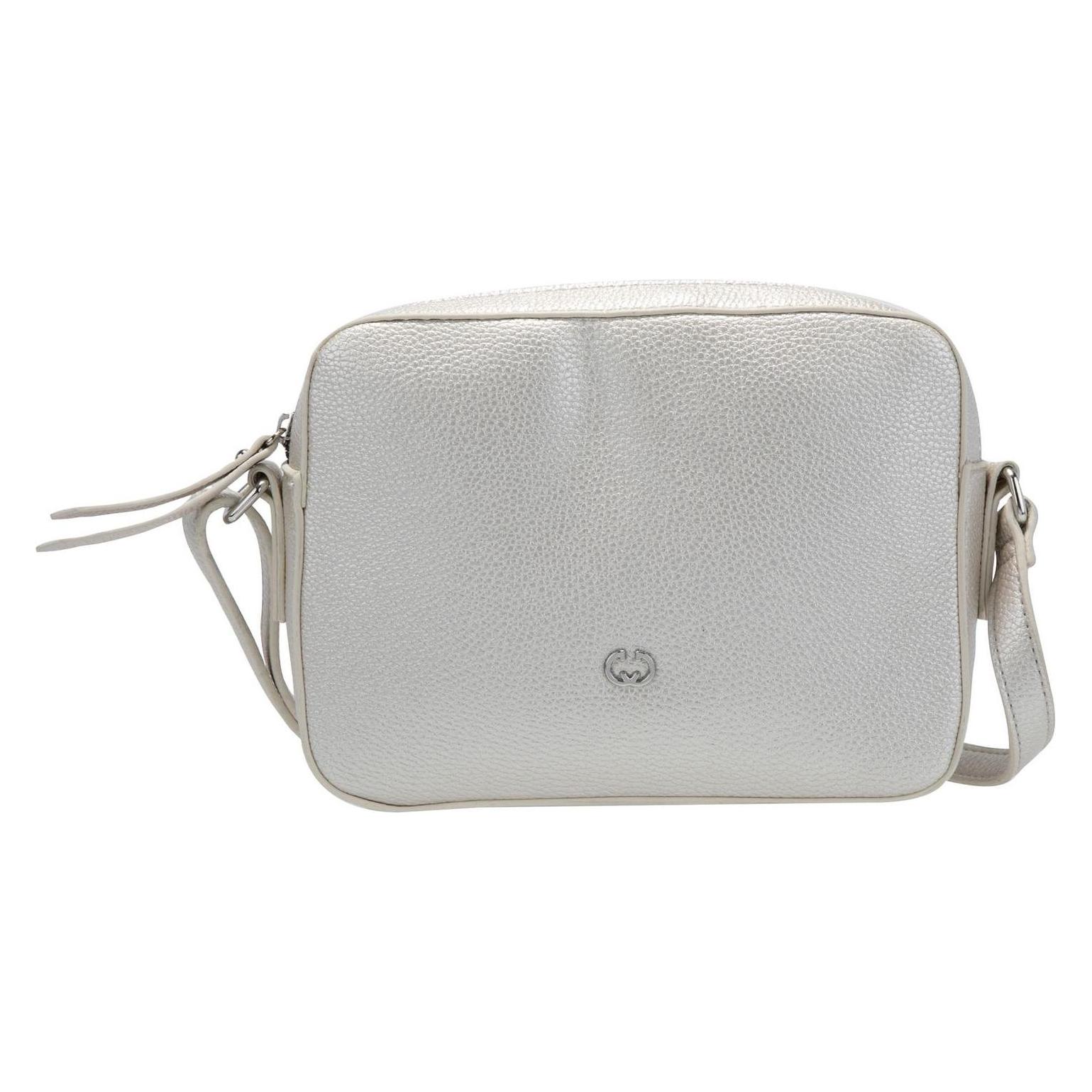 Gerry Weber, Damen, Handtasche, Talk Different 1.0 Shoulderbag SHZ1, Silber