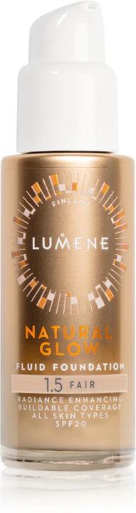 Lumene Natural Glow Fluid Foundation SPF20 podkład rozświetlająco-wygładzający 1.5 Fair 30ml