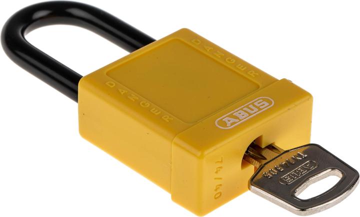 Produktbild RS PRO Yellow Non Conductive Safety Padlock,Std