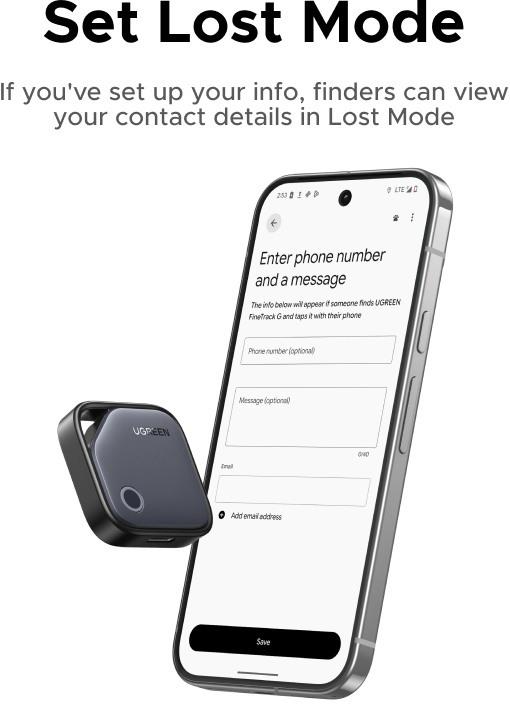 Image du produit Ugreen Fine Track Smart Finder (USB-C) (Android)