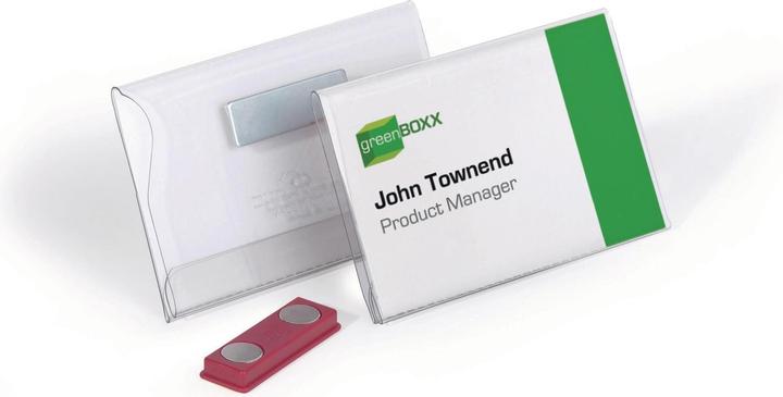 Actual product image Durable Name badges with magnet