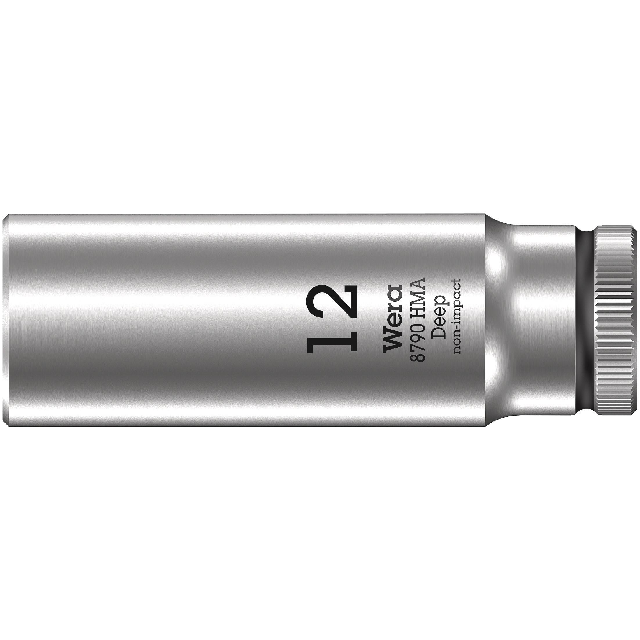 Wera, Steckschlüssel + Stecknuss, 8790 HMA Deep 12,0 (12 mm)