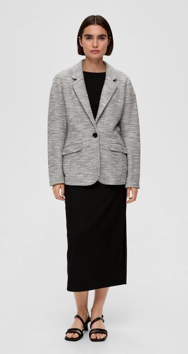 Immagine prodotto S.Oliver Indoor-Blazer Bouclé-Blazer aus Baumwollmix (40)