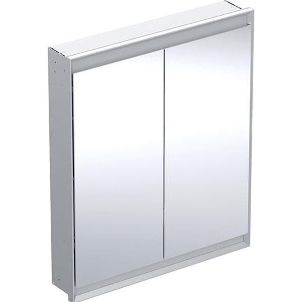 Geberit, Spiegelschrank, ONE Spiegelschrank mit ComfortLight, 2 Türen, Unterputzmontage, 75x90x15cm, 505.802.00.