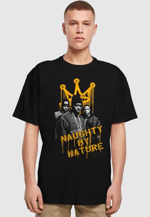 Produktbild Merchcode Naughty by Nature - Drip Crown Heavy Oversize Tee - 179947 (L)