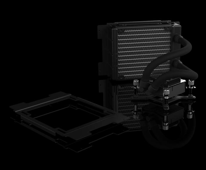 Actual product image Dan Cases A4-SFX AIO Bracket