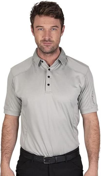 Produktbild Island Green Poloshirt Abgesteppt Emblem (S)
