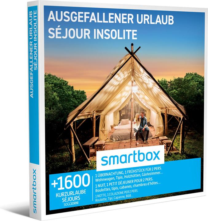 Produktbild Smartbox Ausgefallener Urlaub (2 Personen)