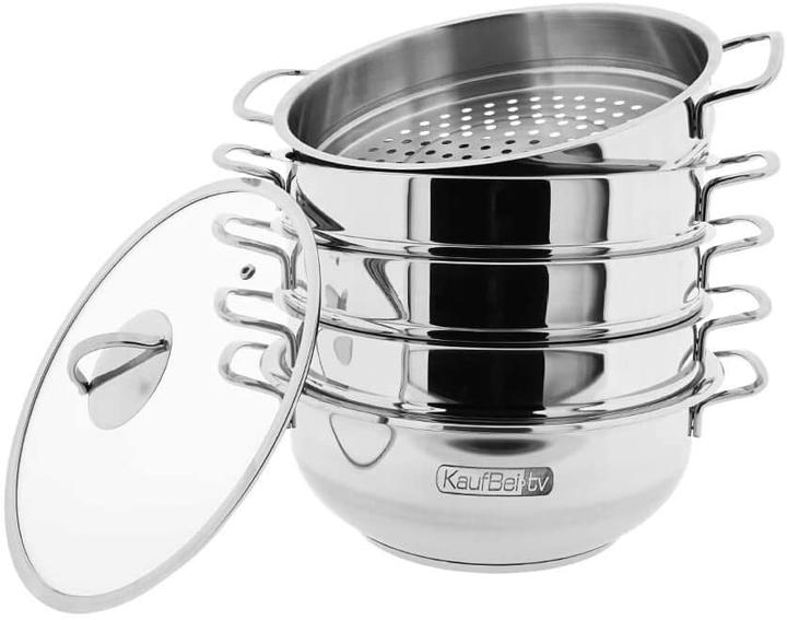 Actual product image BEM 6-piece set steam cooker (28 cm, Steam cooker, Stainless steel)