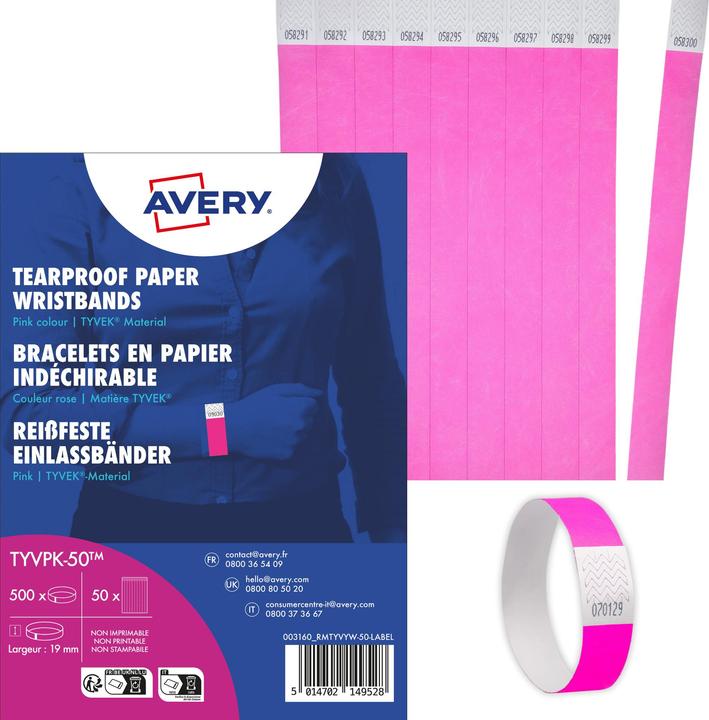 Avery Rubans d'entrée (25.60 cm, Papier)