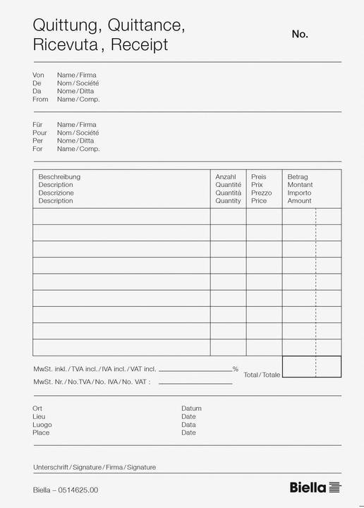 Actual product image Biella Copy Bloc (100 x)
