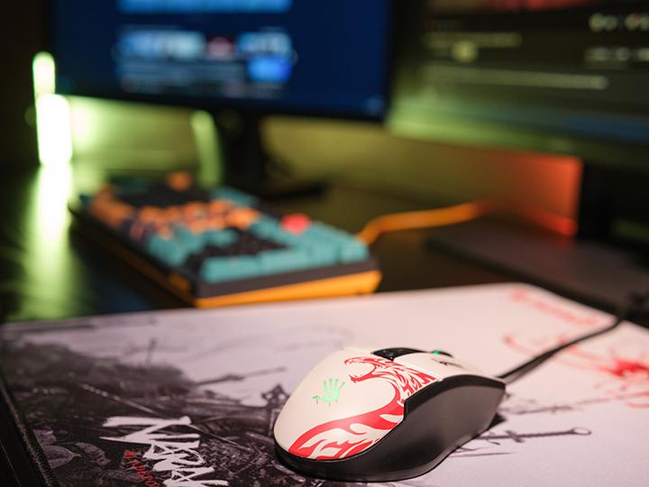 Actual product image A4Tech BLOODY L65 MAX RGB Naraka Mouse (Cable)