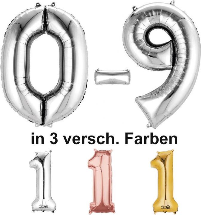 Image du produit Amscan Ballon en plastique Nombre 0 (1 x)