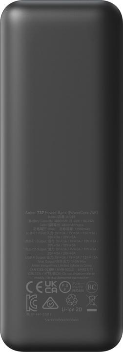 Produktbild Anker 737 (PowerCore 24K) (24000 mAh, 140 W, 88.80 Wh)