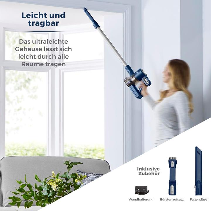 Actual product image TOWER 3-in-1 Wireless Vacuum with HEPA Filter, Anti-Tangle Brush, and Cyclonic Suction