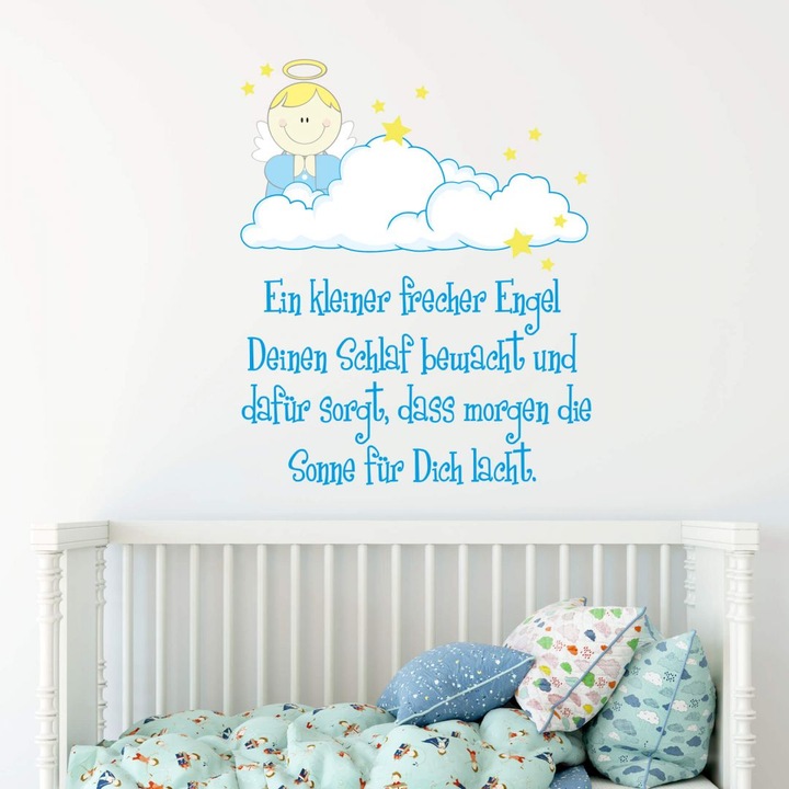 Produktbild Trenddeko Ein kleiner frecher Engel (100 x 121 cm)