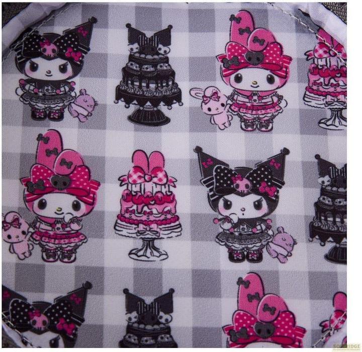 Actual product image Loungefly Sanrio My Melody and Kuromi shoulder bag