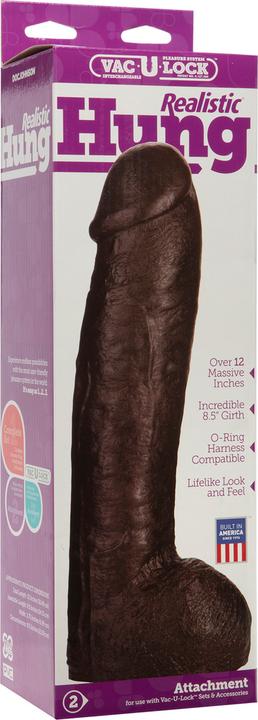 Produktbild Doc Johnson Realistic Hung Black