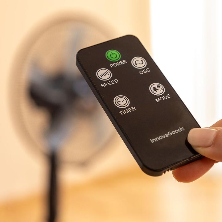 Immagine prodotto InnovaGoods Ventilatore a piantana con telecomando Airstreem 45 W