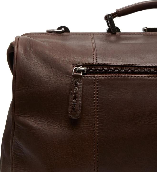 Immagine prodotto The Vegan Cow Chesterfield Marca Leren Weekendtas Bruin Texel (21 l)