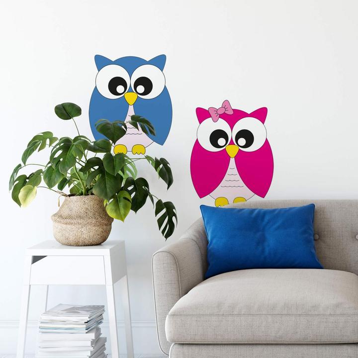 Produktbild Trenddeko Eulen Geschwister Set (90 x 57 cm)