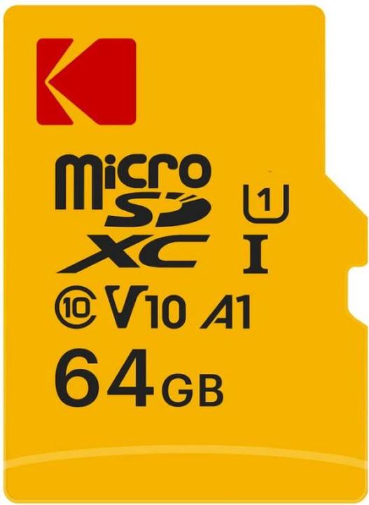 Produktbild Emtec Kodak microSDXC Premium 64GB Class10 U1 V10 A1 (64 GB, microSDXC, UHS-I)