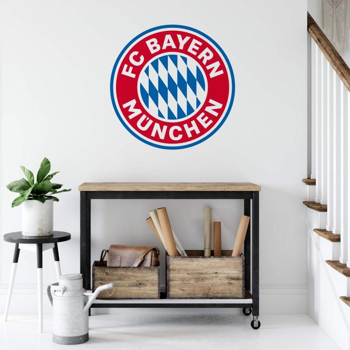 Produktbild FC Bayern München Logo ohne Sterne (20 x 20 cm, 60 x 60 cm, 40 x 40 cm, 100 x 100 cm, 120 x 120 cm, 80 x 80 cm, 30 x 30 cm)