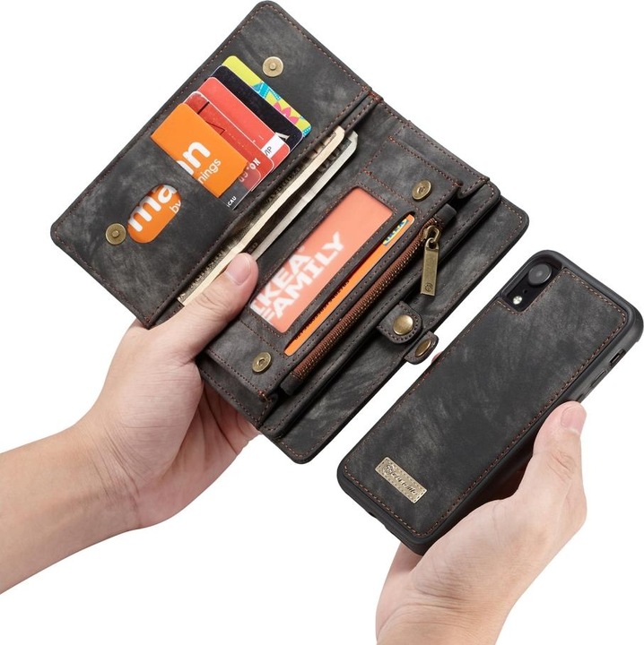 Immagine prodotto Caseme Apple iPhone XR Custodia per carte di credito a portafoglio in vera pelle (Apple iPhone XR)