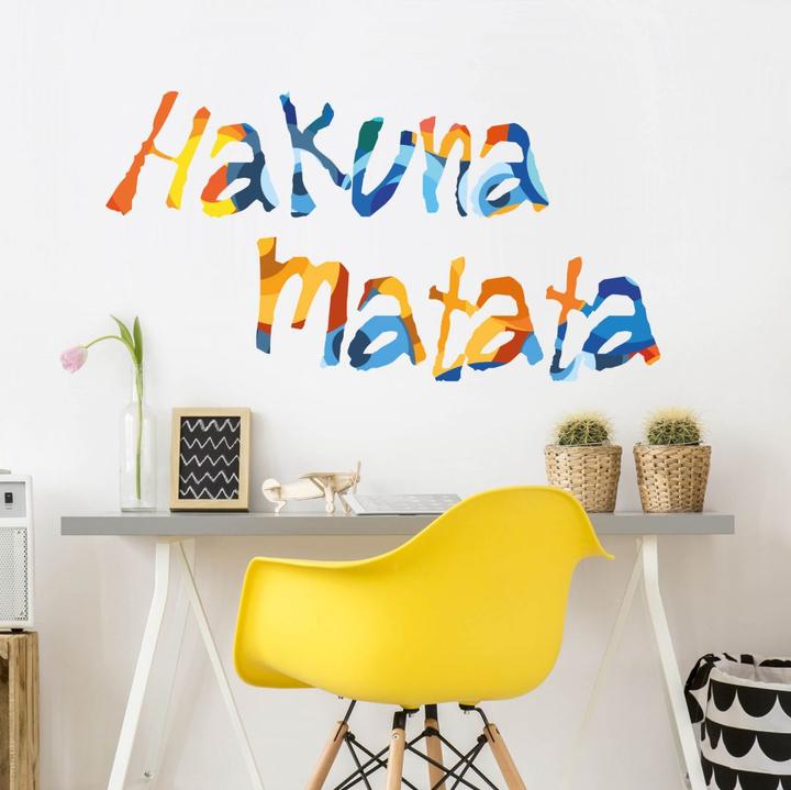 Produktbild Trenddeko Hakuna Matata 4 (60 x 31 cm, 100 x 52 cm, 80 x 42 cm)